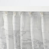 STJARNRAMS crtns 1pr 145x300 white/grey